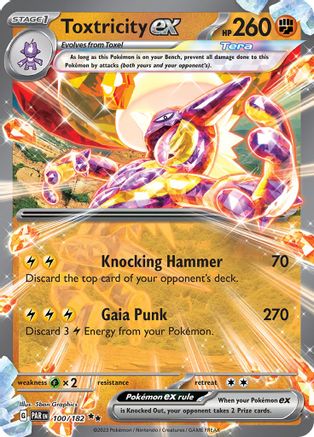 Toxtricity ex (100) Double Rare Holofoil