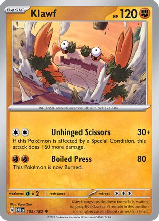 Klawf (105) Uncommon Reverse Holofoil