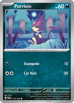 Purrloin (114) Common Reverse Holofoil