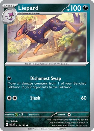 Liepard (115) Common Reverse Holofoil