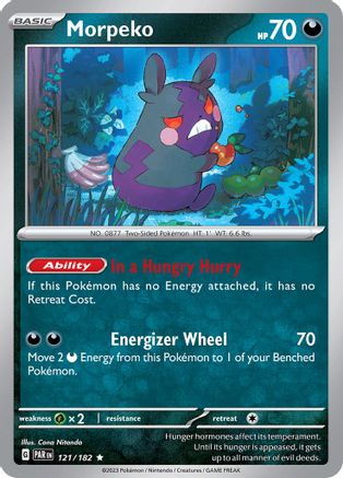 Morpeko - 121/182 (121) Rare Reverse Holofoil