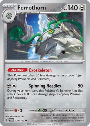 Ferrothorn - 128/182 (128) Uncommon Reverse Holofoil