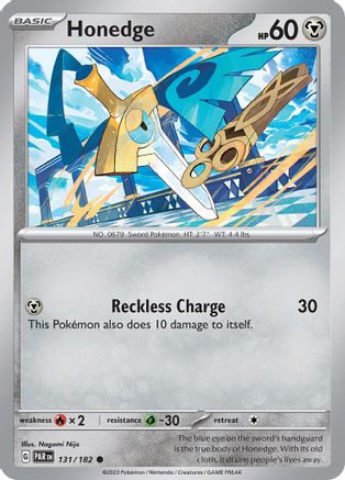 Honedge - 131/182 (131) Common Reverse Holofoil