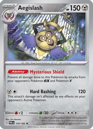 Aegislash - 134/182 (134) Rare Reverse Holofoil