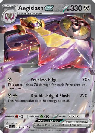 Aegislash ex (135) Double Rare Holofoil