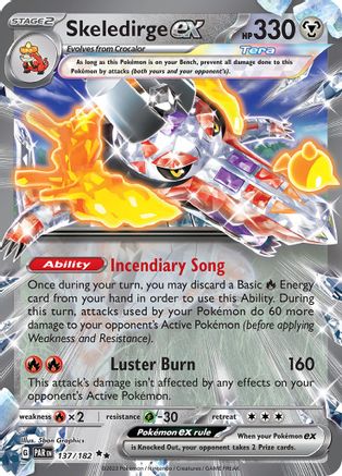 Skeledirge ex (137) Double Rare Holofoil