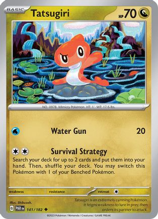 Tatsugiri (141) Uncommon Reverse Holofoil