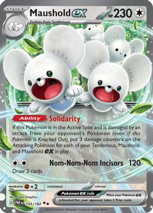 Maushold ex (155) Double Rare Holofoil