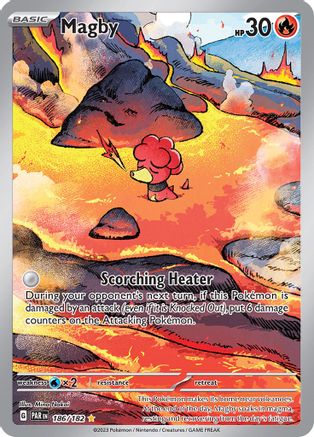 Magby - 186/182 (186) Illustration Rare Holofoil