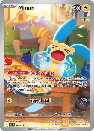 Minun - 194/182 (194) Illustration Rare Holofoil