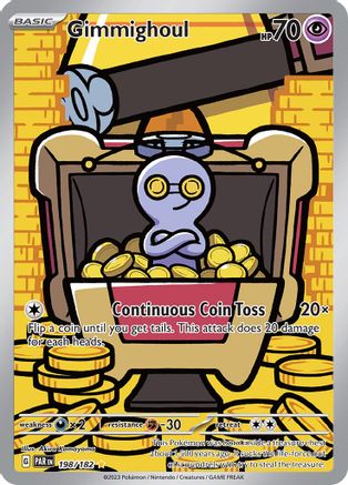 Gimmighoul - 198/182 (198) Illustration Rare Holofoil