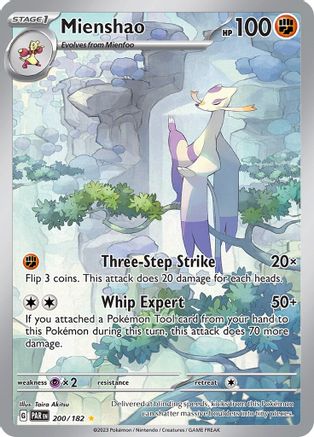 Mienshao - 200/182 (200) Illustration Rare Holofoil