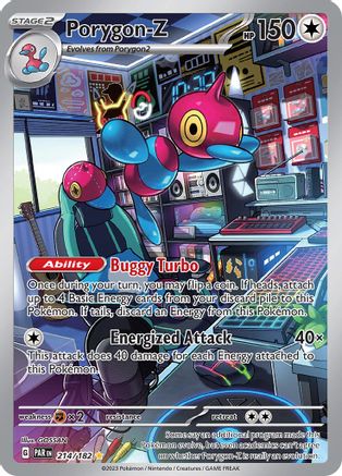 Porygon-Z - 214/182 (214) Illustration Rare Holofoil