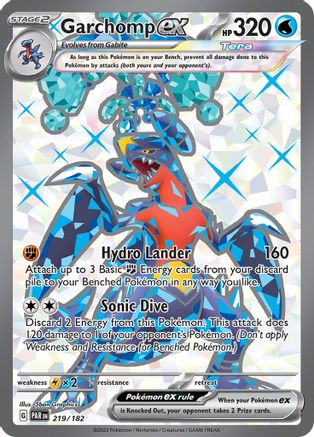 Garchomp ex - 219/182 (219) Ultra Rare Holofoil