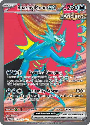 Roaring Moon ex - 229/182 (229) Ultra Rare Holofoil