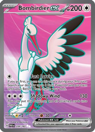 Bombirdier ex - 234/182 (234) Ultra Rare Holofoil
