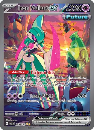 Iron Valiant ex - 249/182 (249) Special Illustration Rare Holofoil