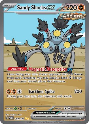 Sandy Shocks ex - 250/182 (250) Special Illustration Rare Holofoil