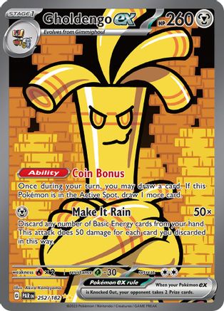 Gholdengo ex - 252/182 (252) Special Illustration Rare Holofoil