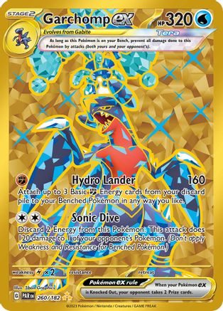 Garchomp ex - 260/182 (260) Hyper Rare Holofoil