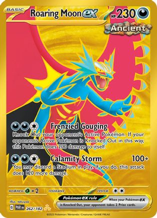 Roaring Moon ex - 262/182 (262) Hyper Rare Holofoil
