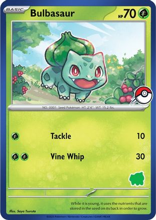 Bulbasaur (Blue Border) Unconfirmed