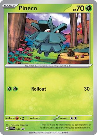 Pineco - 061 (61) Common Holofoil