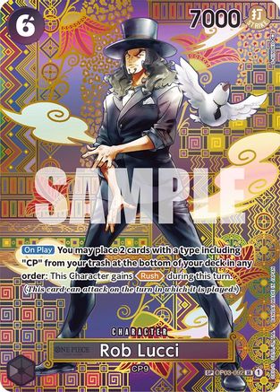 Rob Lucci (092) (SP) (OP03-092) - Awakening of the New Era Foil (Cabinet-NM)