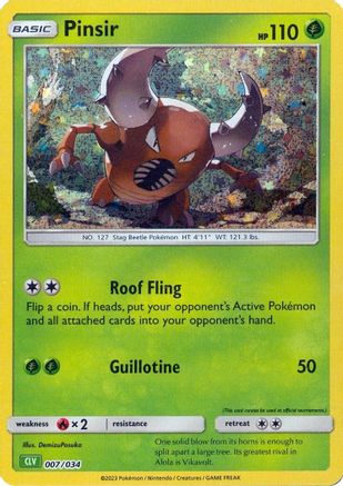 Pinsir (7) Classic Collection Holofoil