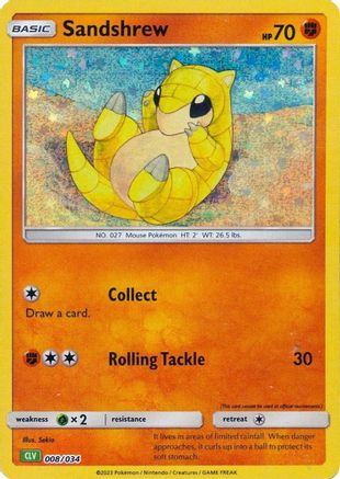 Sandshrew (8) Classic Collection Holofoil