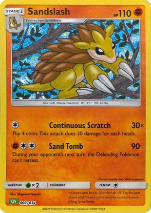 Sandslash (9) Classic Collection Holofoil