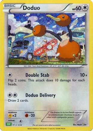 Doduo (13) Classic Collection Holofoil