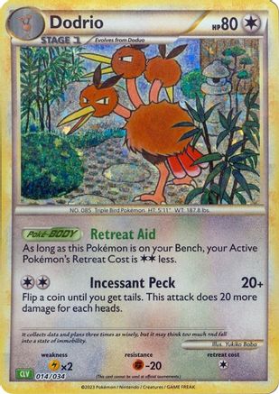 Dodrio (14) Classic Collection Holofoil