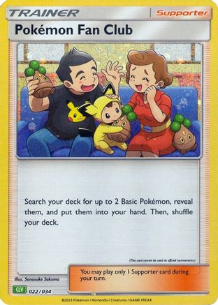 Pokemon Fan Club (CLV) (22) Classic Collection Holofoil