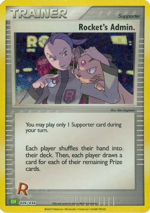 Rocket's Admin. (CLV) (26) Classic Collection Holofoil