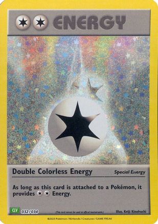 Double Colorless Energy (CLV) (32) Classic Collection Holofoil