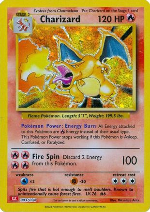 Charizard (3) Classic Collection Holofoil
