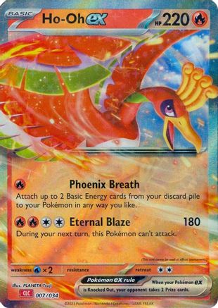 Ho-oh ex (7) Classic Collection Holofoil