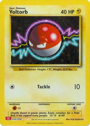 Voltorb (10) Classic Collection Holofoil