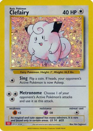 Clefairy (13) Classic Collection Holofoil