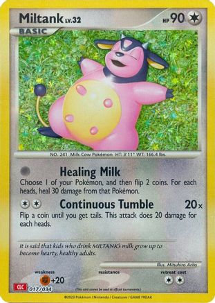 Miltank (17) Classic Collection Holofoil