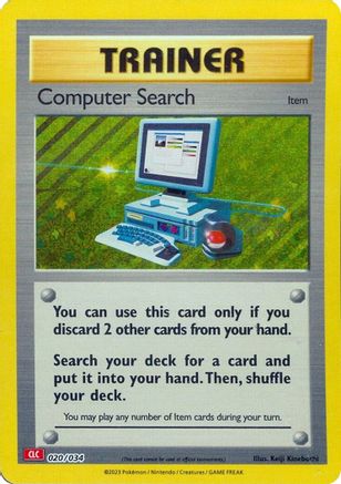 Computer Search (CLC) (20) Classic Collection Holofoil