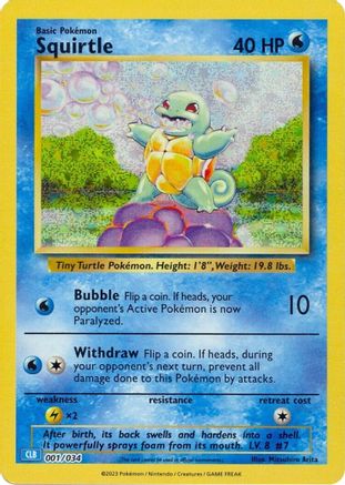 Squirtle (1) Classic Collection Holofoil