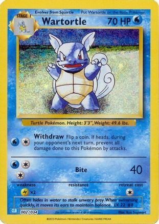 Wartortle (2) Classic Collection Holofoil