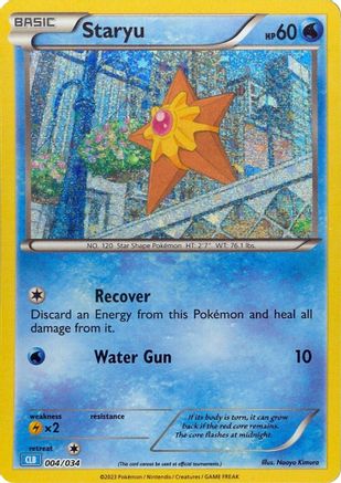 Staryu (4) Classic Collection Holofoil