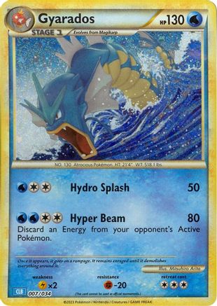 Gyarados (7) Classic Collection Holofoil