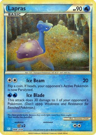 Lapras (8) Classic Collection Holofoil