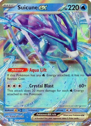 Suicune ex (10) Classic Collection Holofoil