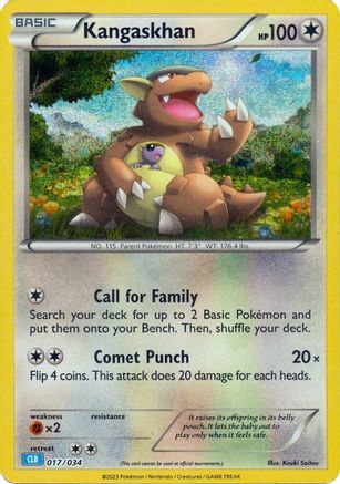 Kangaskhan (17) Classic Collection Holofoil