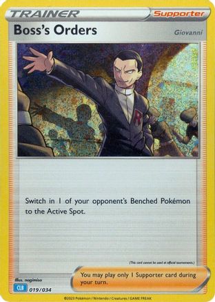Boss's Orders (CLB) (19) Classic Collection Holofoil